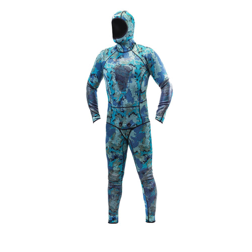 Hexskin - Deep Blue Camouflage 8oz Lycra