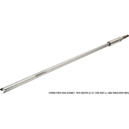 Pole Spear 3-Prong Pinch Head Assembly