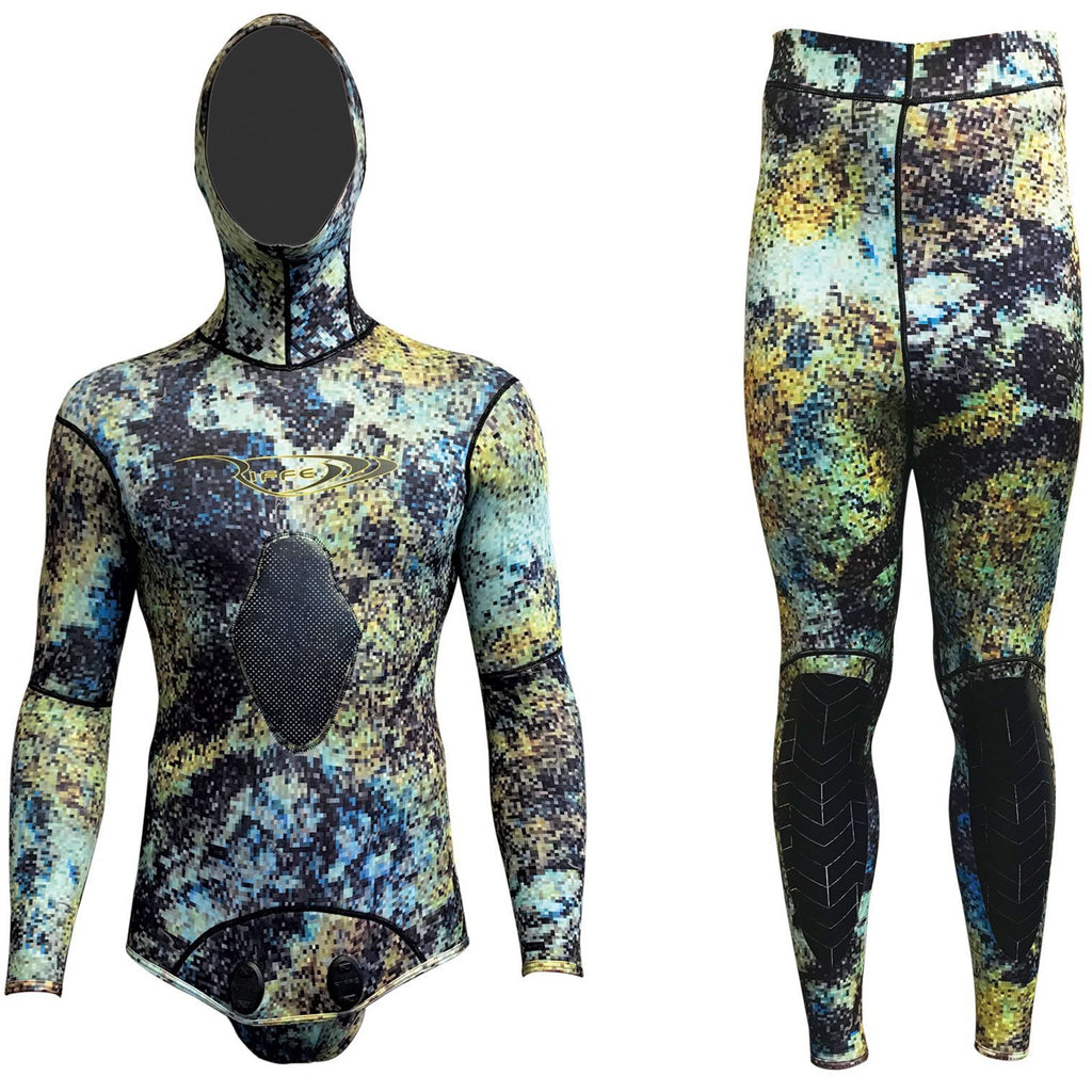 Riffe DIGI-TEK Wetsuit 2-3.5mm (Hooded Top | High Waist Pant